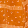 Mustard Yellow Georgette Saree with Zari Print